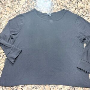 Rouge Helium Black Long Sleeve Top